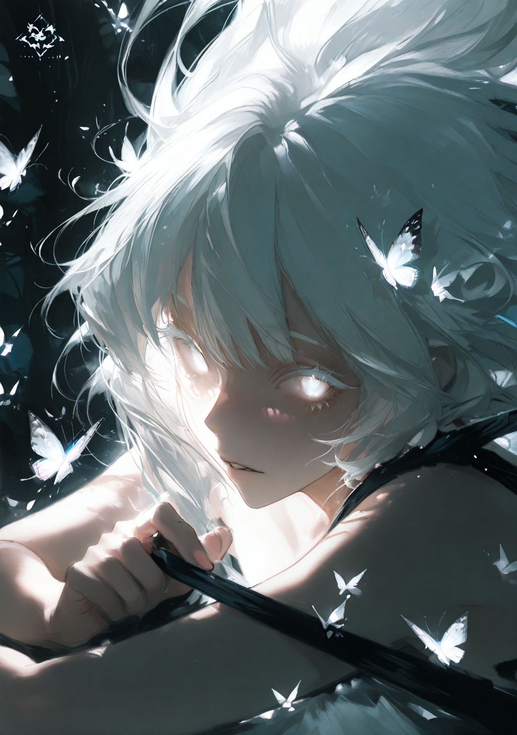 1girl,  artist logo,  bug on Tensor.Art