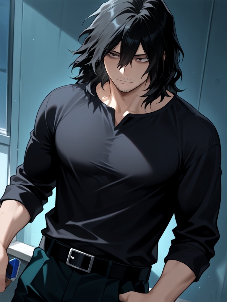 1boy,  eraser head (boku no hero academia),  general on Tensor.Art