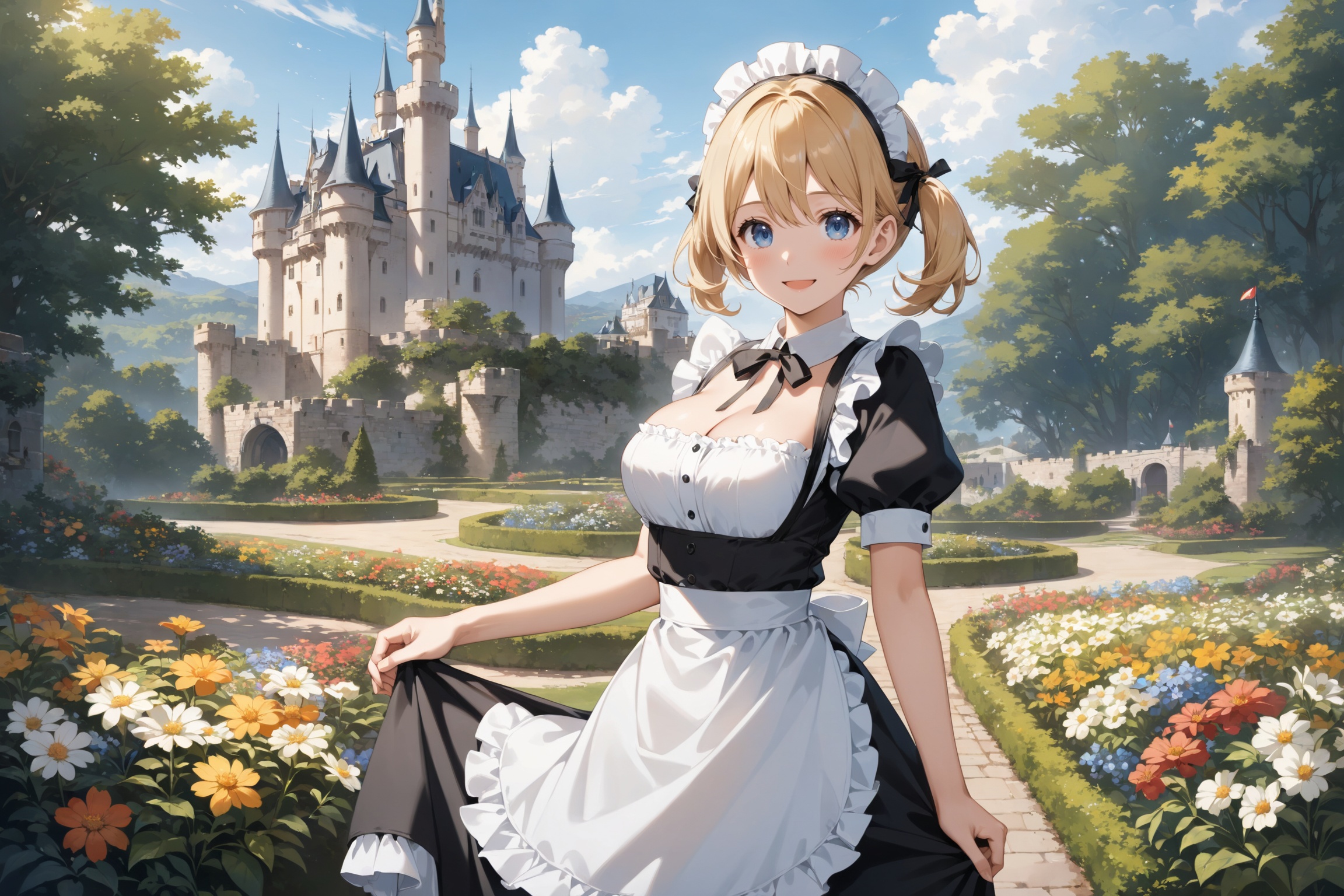 1girl,  anime cute girl,  from front view on Tensor.Art