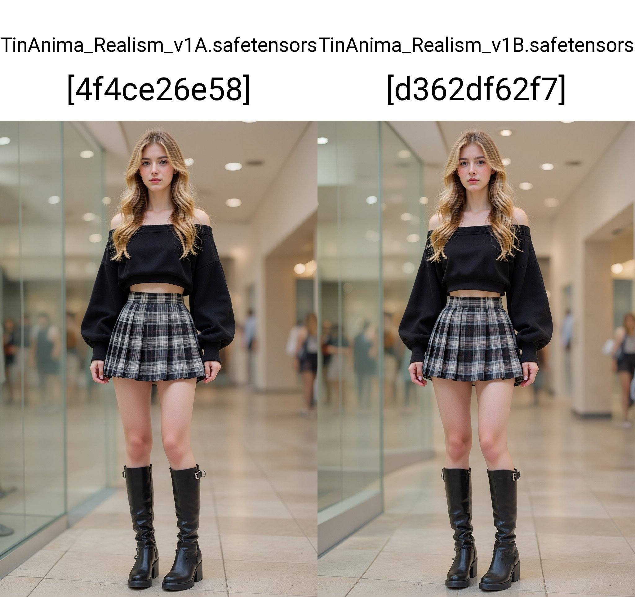 A young Caucasian woman,  appearing to be in her late teens or early twenties,  stands in the center of the frame on Tenso...