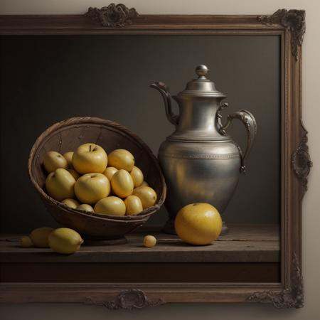 (masterpiece),(best quality),(still_life:1.3),no humans,simple background,old,realistic ,Rembrandt lights, 8K, Ultra-HD,  hyper-realistic, vibrant, 8k, detailed, ultra detail, soothing tones, muted colors, <lora:still_life_v3:0.8> 