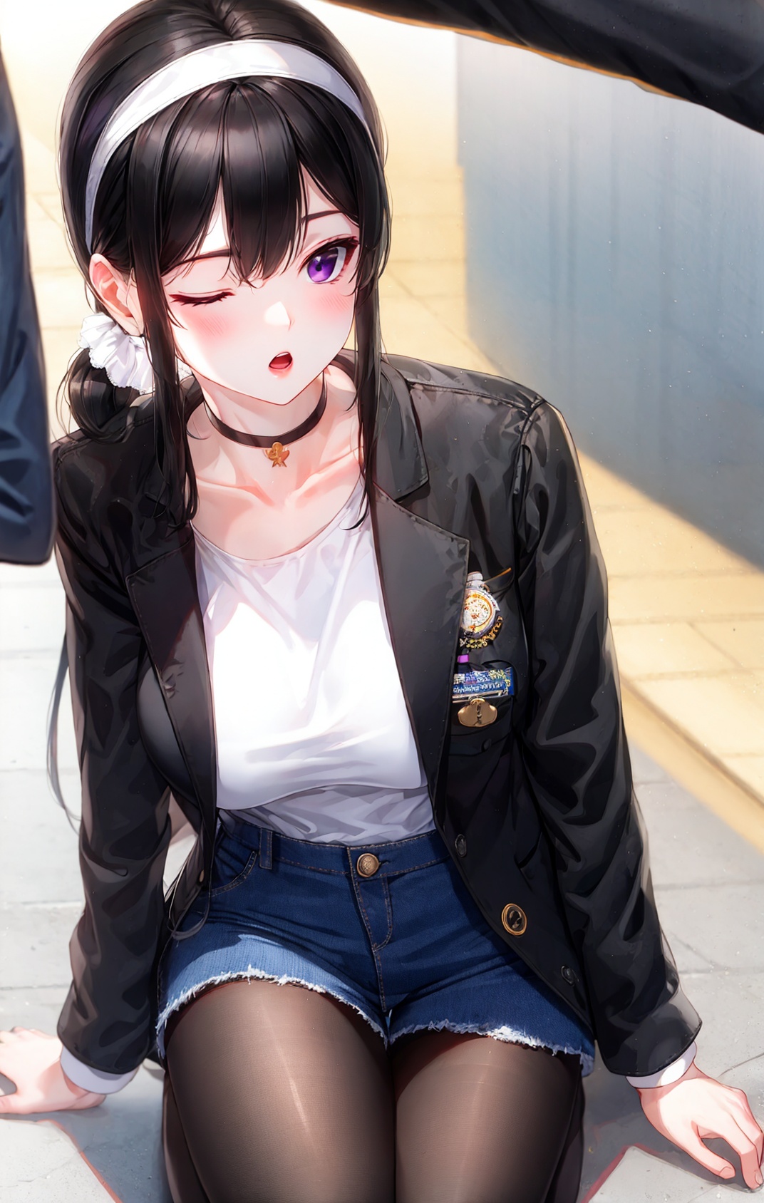 1girl,  bangs,  black_hair on Tensor.Art