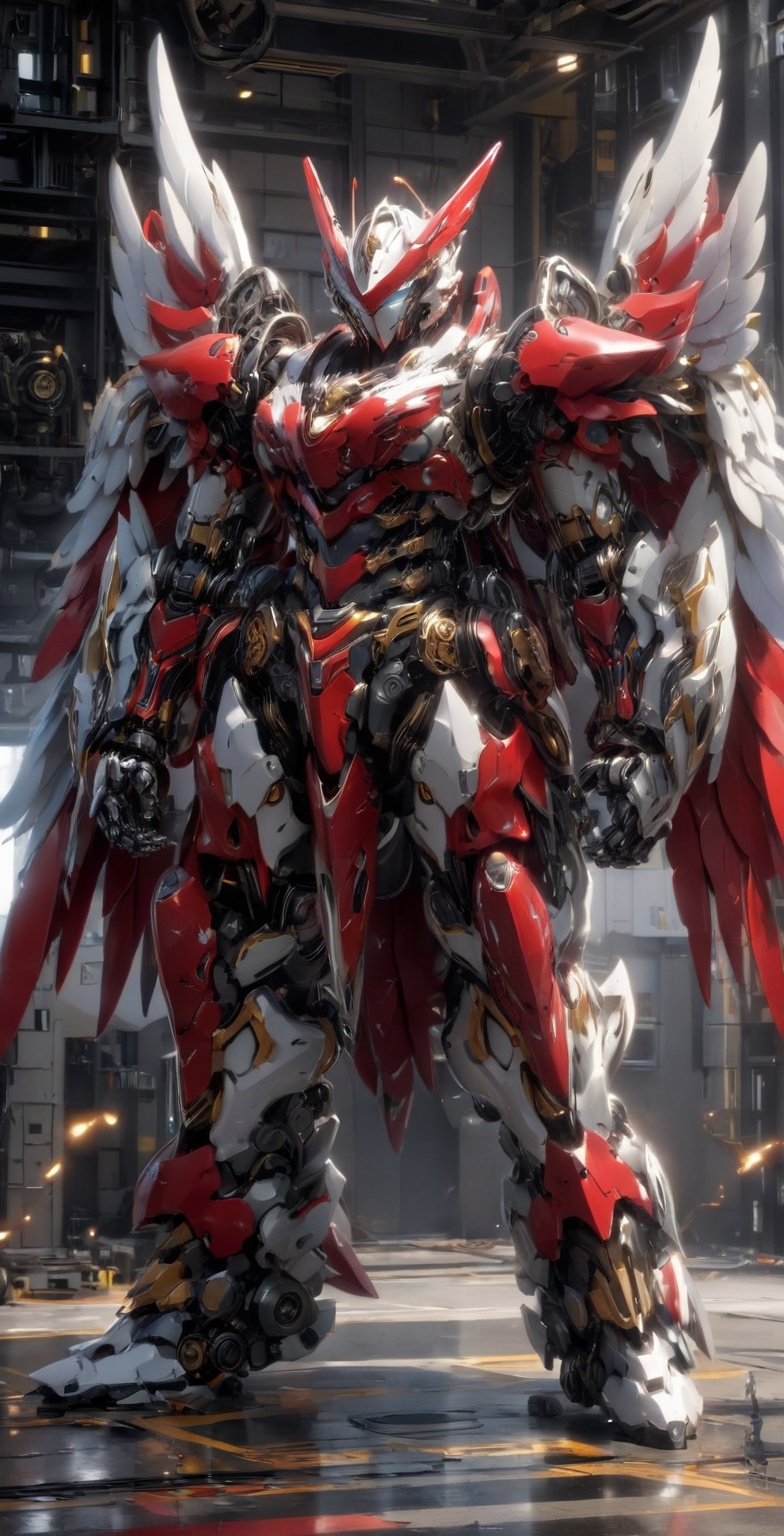 solo,  standing,  wings on Tensor.Art