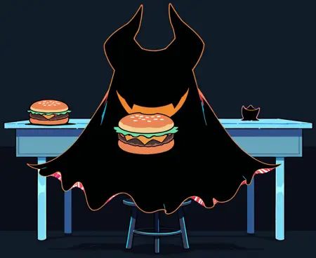 shadow mantle,  deltarune,  solo on Tensor.Art