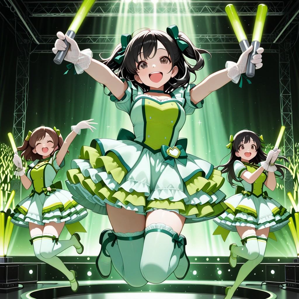 masterpiece,  best quality,  3 girls on Tensor.Art
