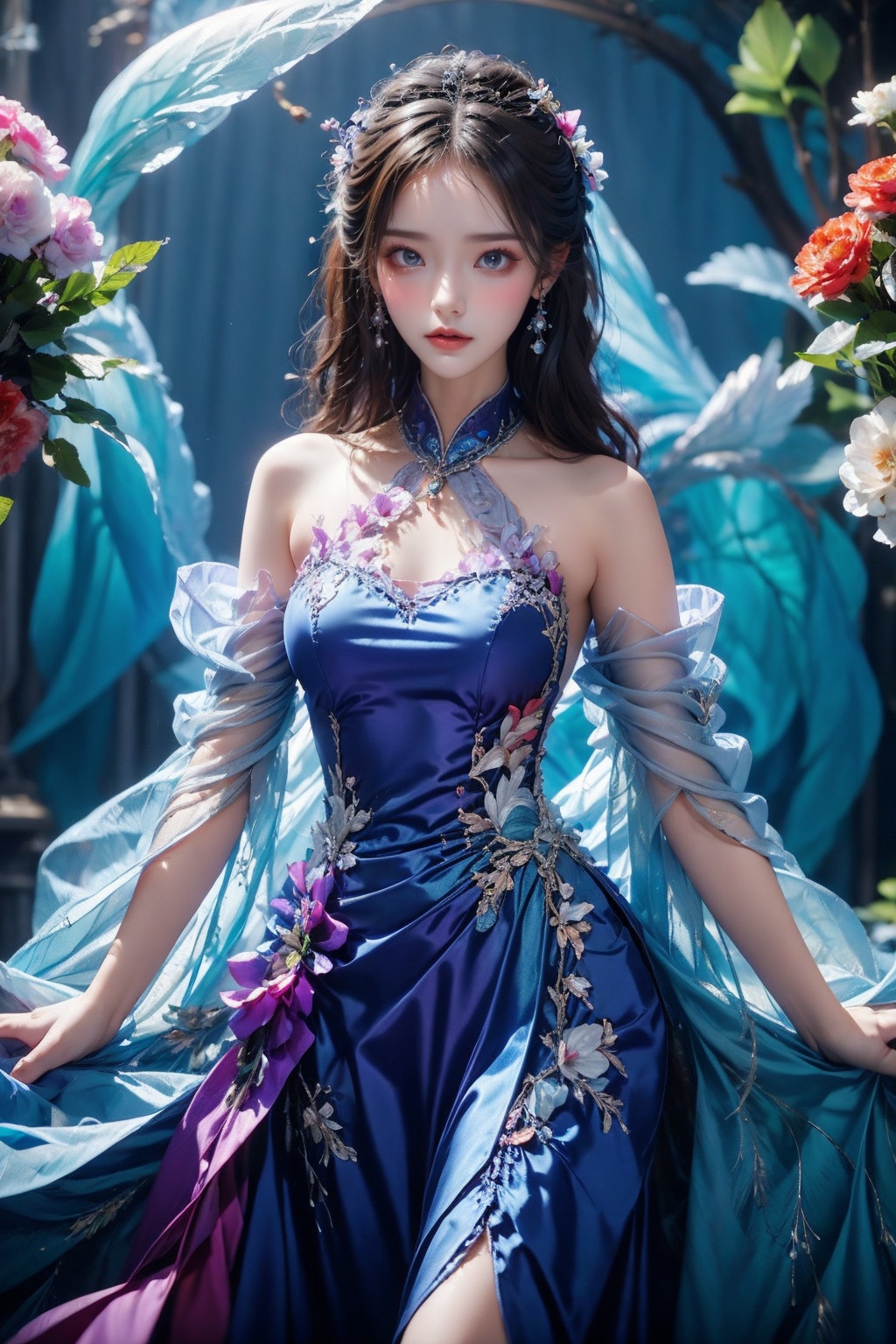 18 y.o girl,dress,<lora:Again_Style:1>,<lora:Again_Girl_A11:1>