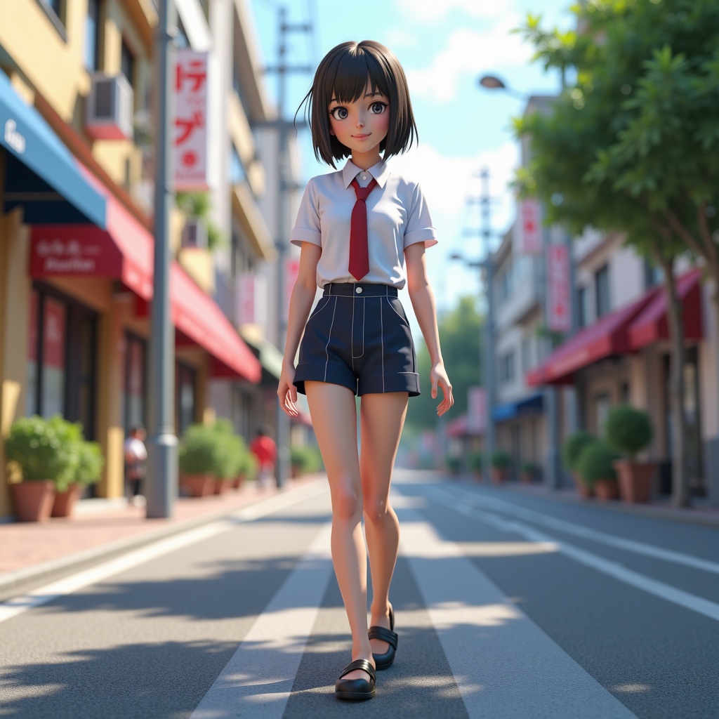 anime girl in short shorts and a tie walking down a street,3 d anime realistic,cgsociety unreal engine,realistic anime 3 d style,full body cgsociety,artgerm , 3d unreal engine,summer unreal engine 5,2. 5 d cgi anime fantasy artwork,japanese cgi,smooth anime cg art,octane render. by makoto shinkai,photorealistic anime girl render,high definition cgsociety,rendered unreal engine 5,cgsociety 9,unreal engine 5 »,unreal engine 5 : :,art of unreal engine 5,rending on cgsociety,3 d cg,3d cg,unreal engine art,anime styled 3d,3d anime,3 d anime,8 k unreal engine,8k unreal engine,3d anime girl,unreal engine 5 4 k,unreal engine 8 k,unreal engine 8k,unreal engine 5 rendered,unreal engine 5 highly rendered,