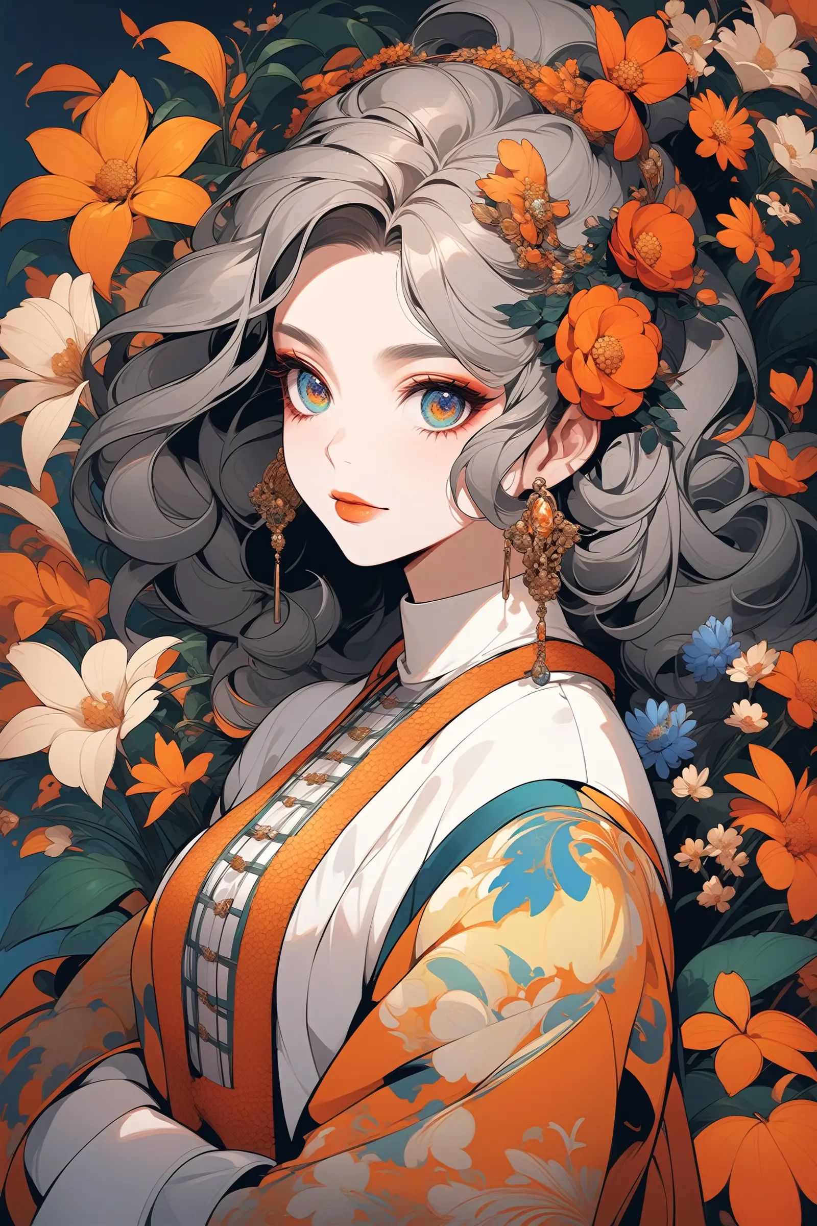 fall inspired art,  digital painting,  in the style of sophie wilkins on Tensor.Art