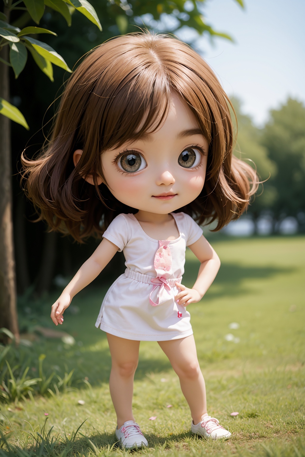 girl,full body,chibi,