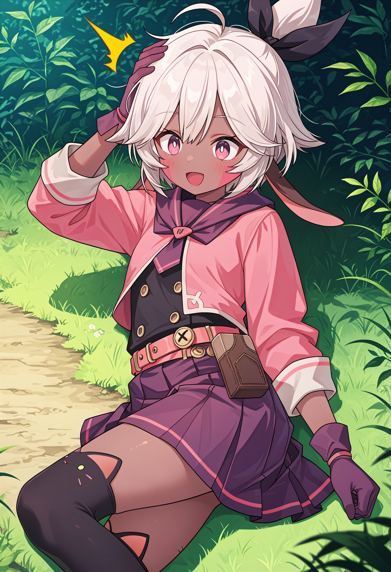 1girl,  pieberry,  dark-skinned female on Tensor.Art