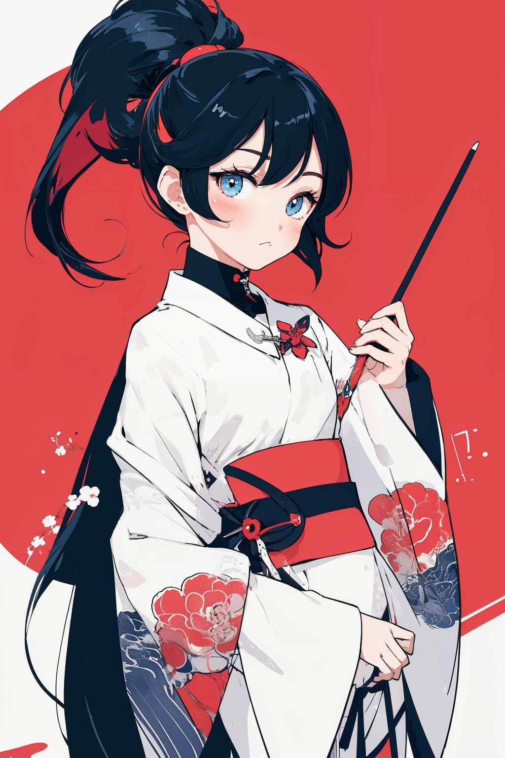 high quality,  flat color,  bold line on Tensor.Art