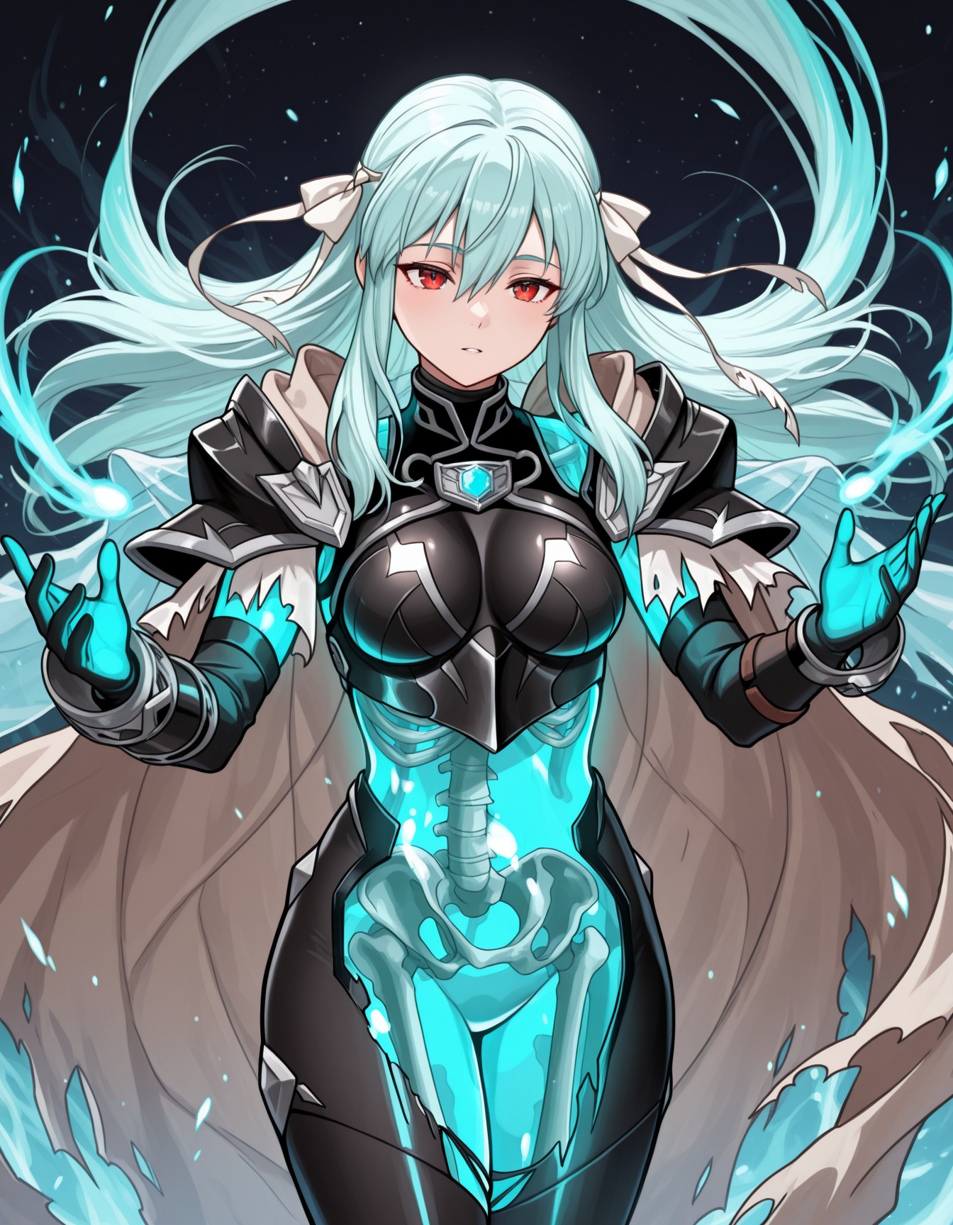 curvy,  HelOutfit,  black armor on Tensor.Art