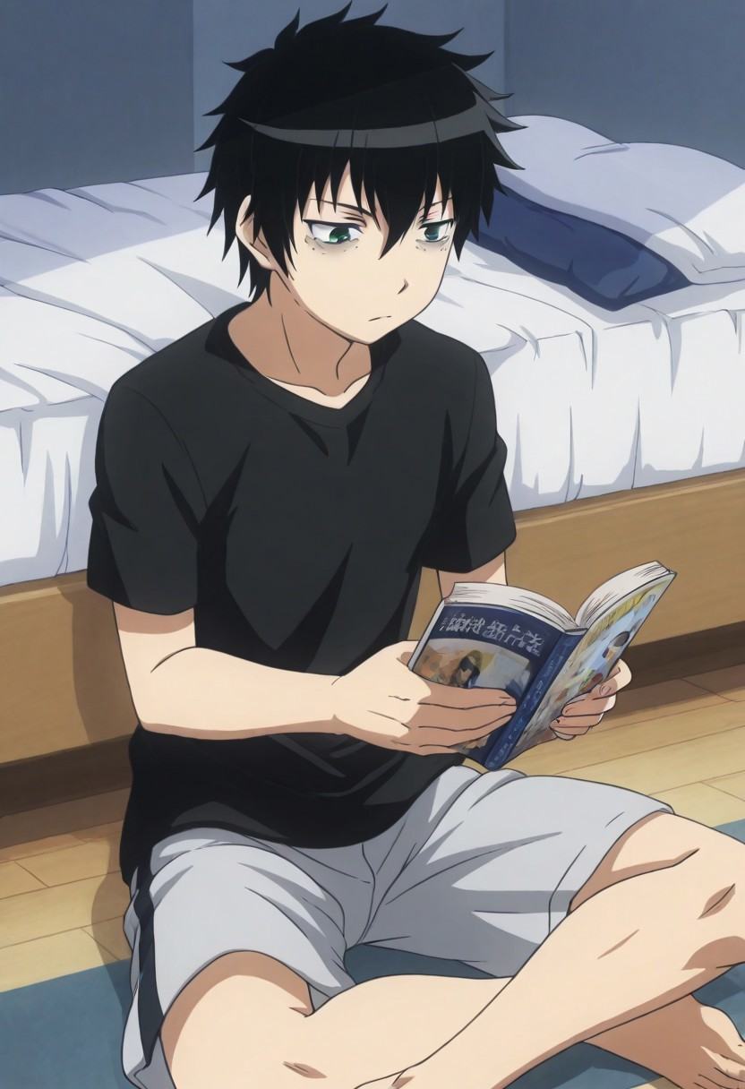 Anime,  solo male,  1male on Tensor.Art