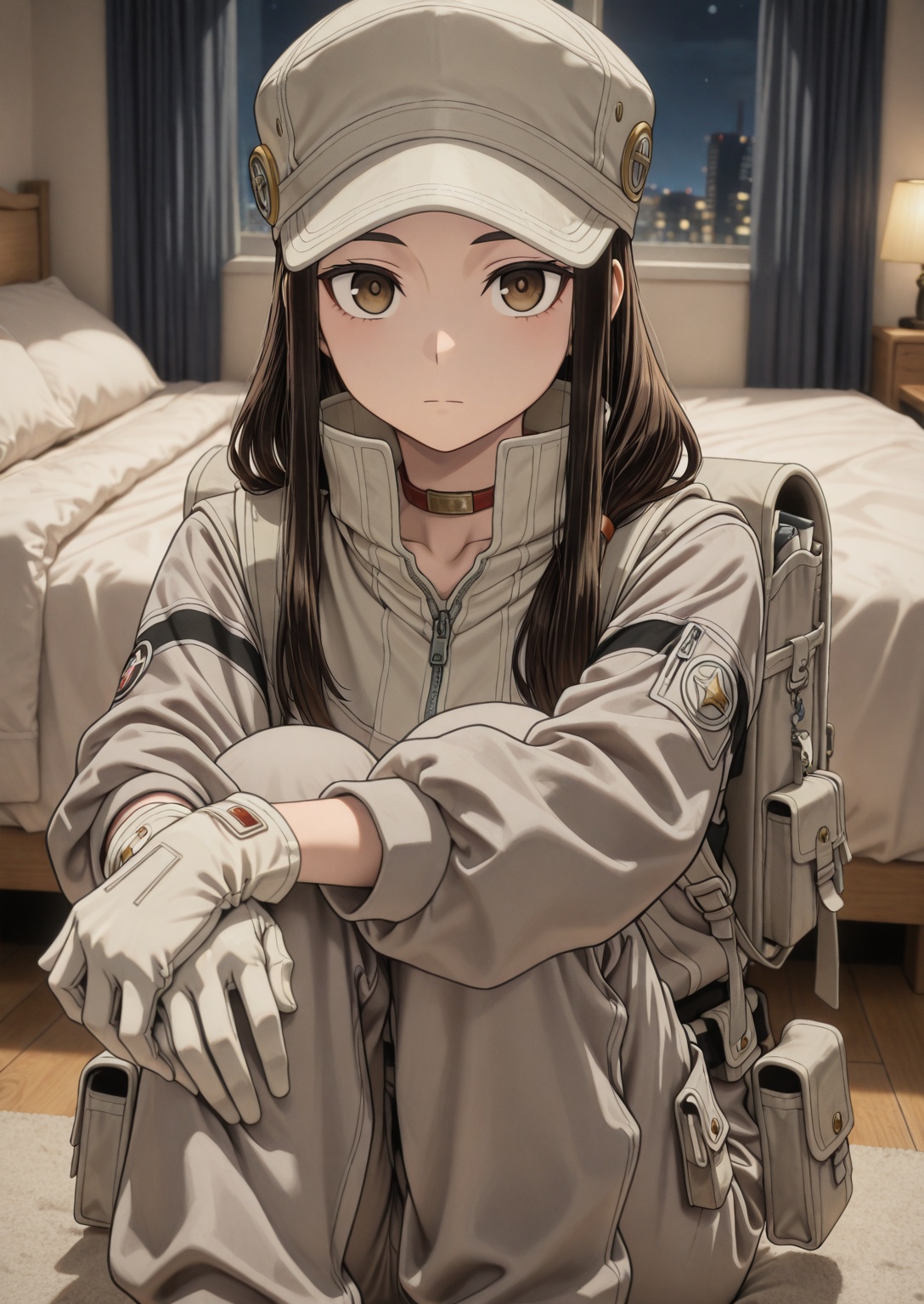 "1girl,  solo,  bedroom on Tensor.Art
