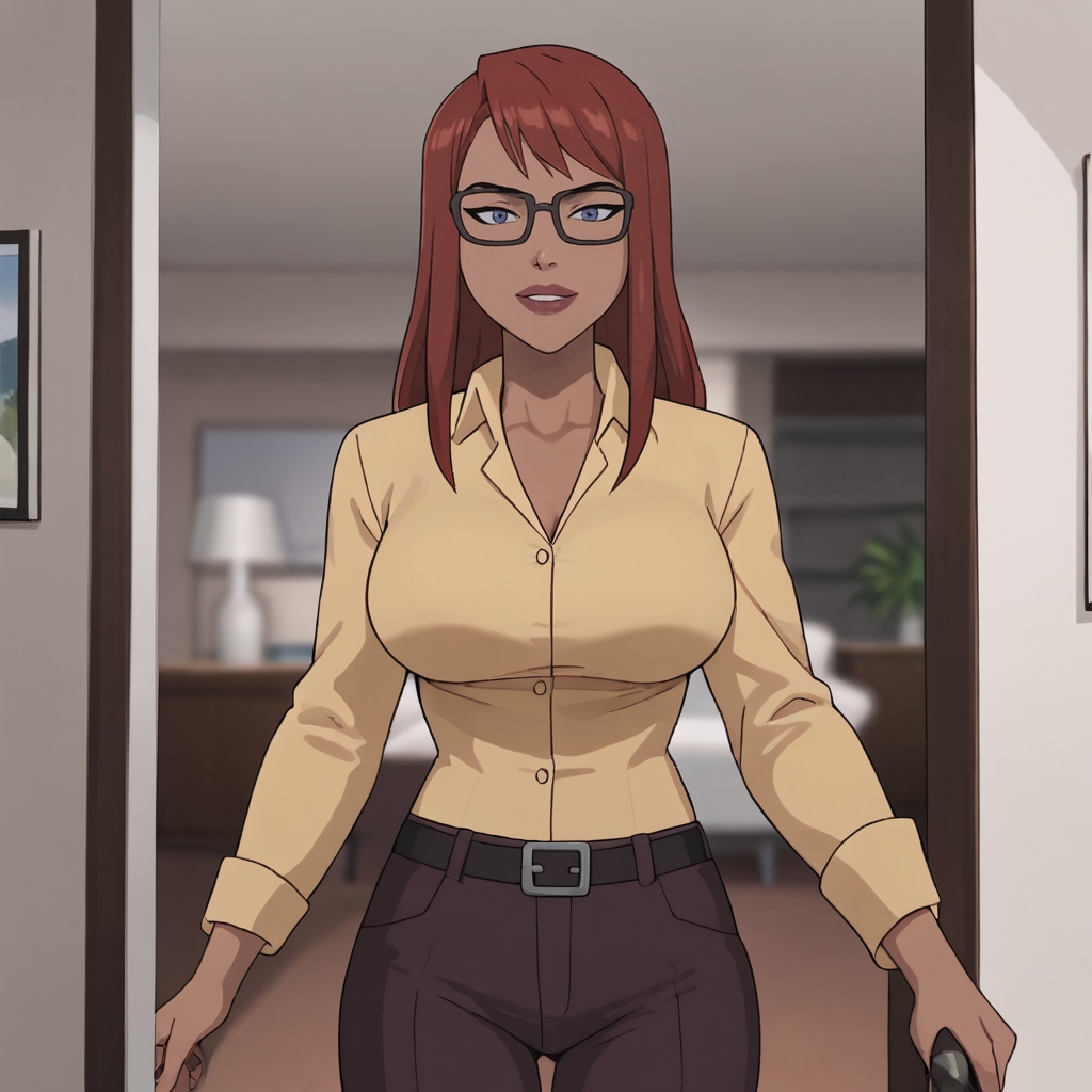 barbarakillingjoke,  1girl,  glasses on Tensor.Art