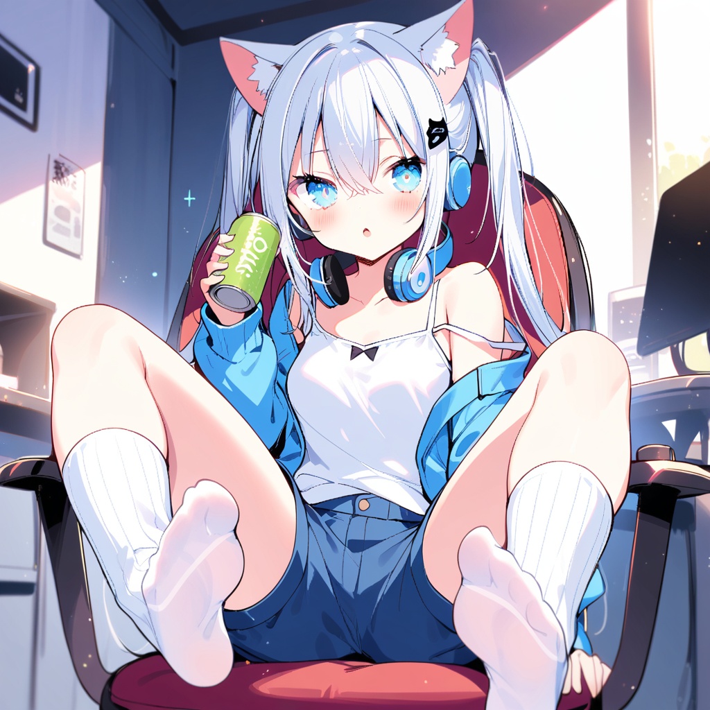 1girl,  animal ears,  solo on Tensor.Art
