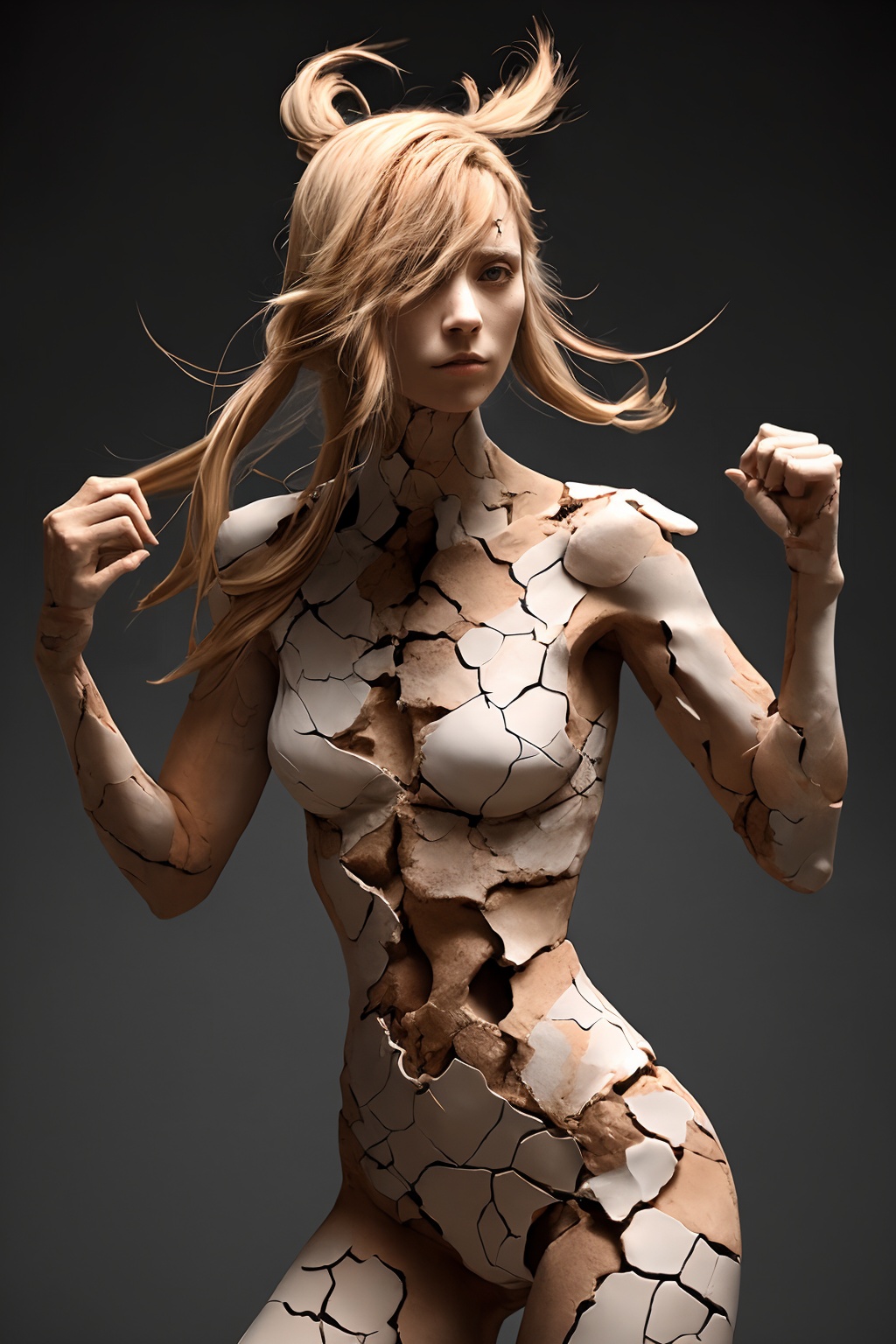 <lora:The Beauty of Broken-000004:0.7>,Broken Human Body,Broken,a woman is dancing,cowboy_shot,, masterpiece, best quality,