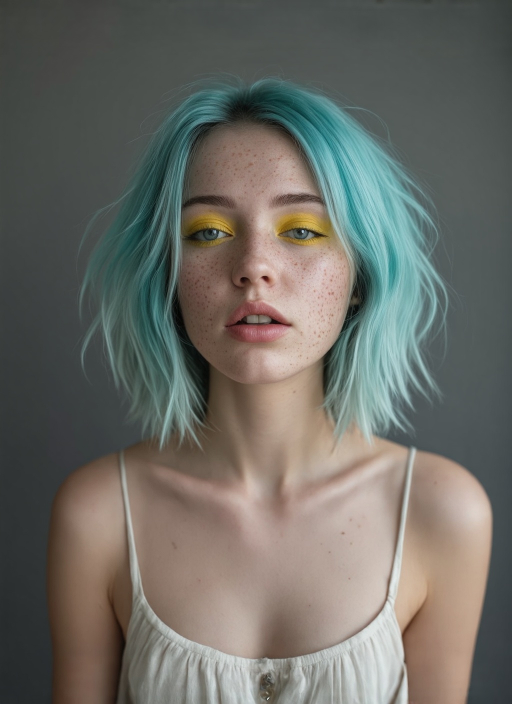 Medium low-angle portrait photography,  ,  Rule of thirds composition on Tensor.Art