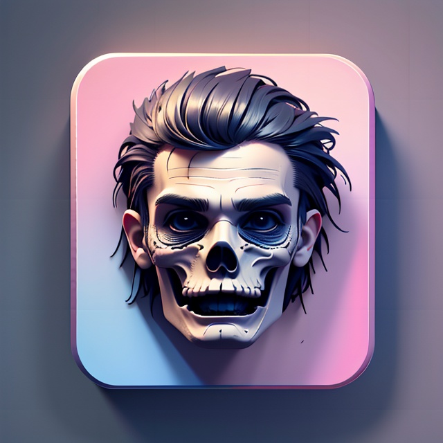 masterpiece,best quality,icon design,Punk,still life,simple background,