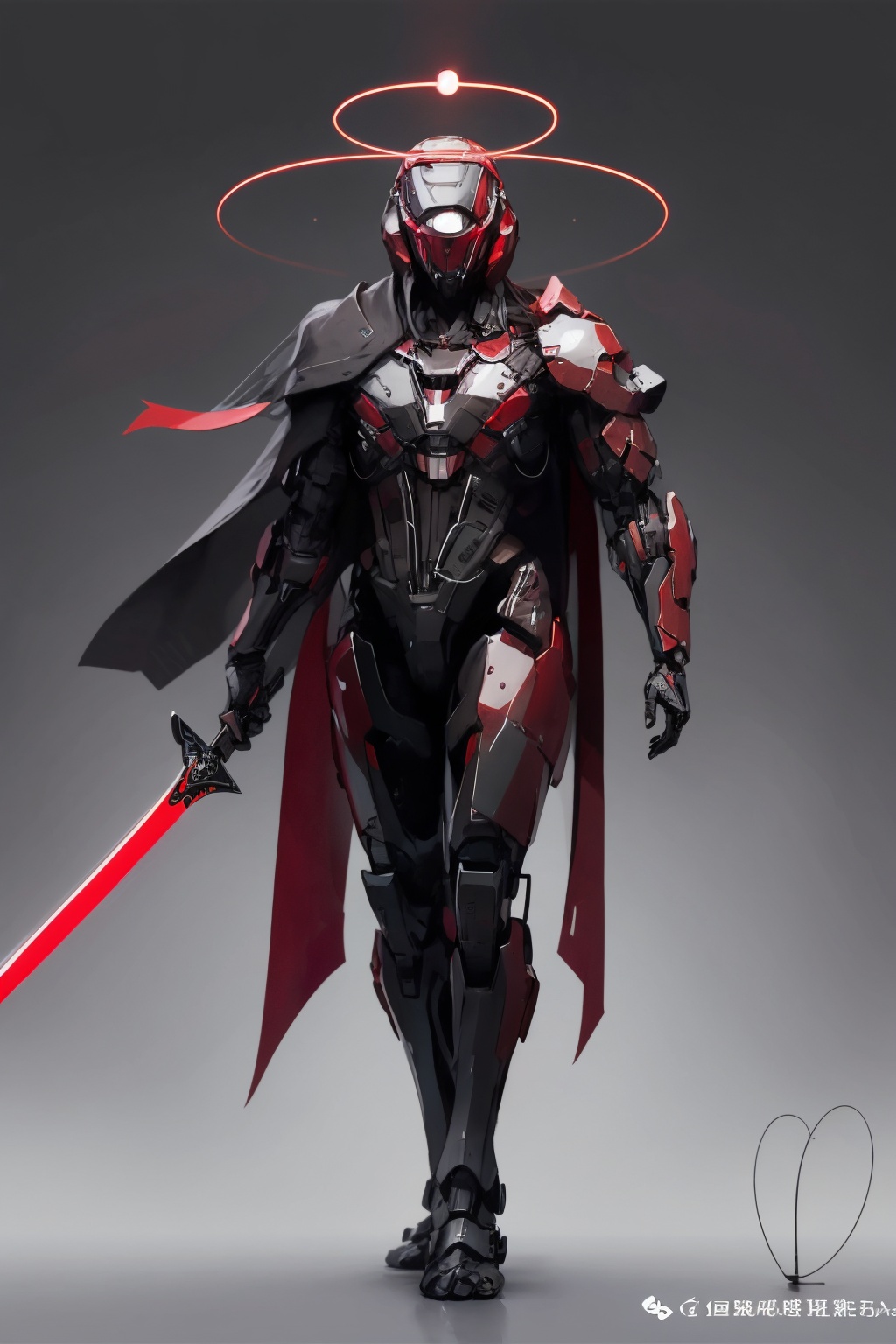 (masterpiece:1.2),best quality,PIXIV,Apocalypse Aso,halo,dark background,holding sword,<lora:Apocalypse Aso_20240119162949:1>,