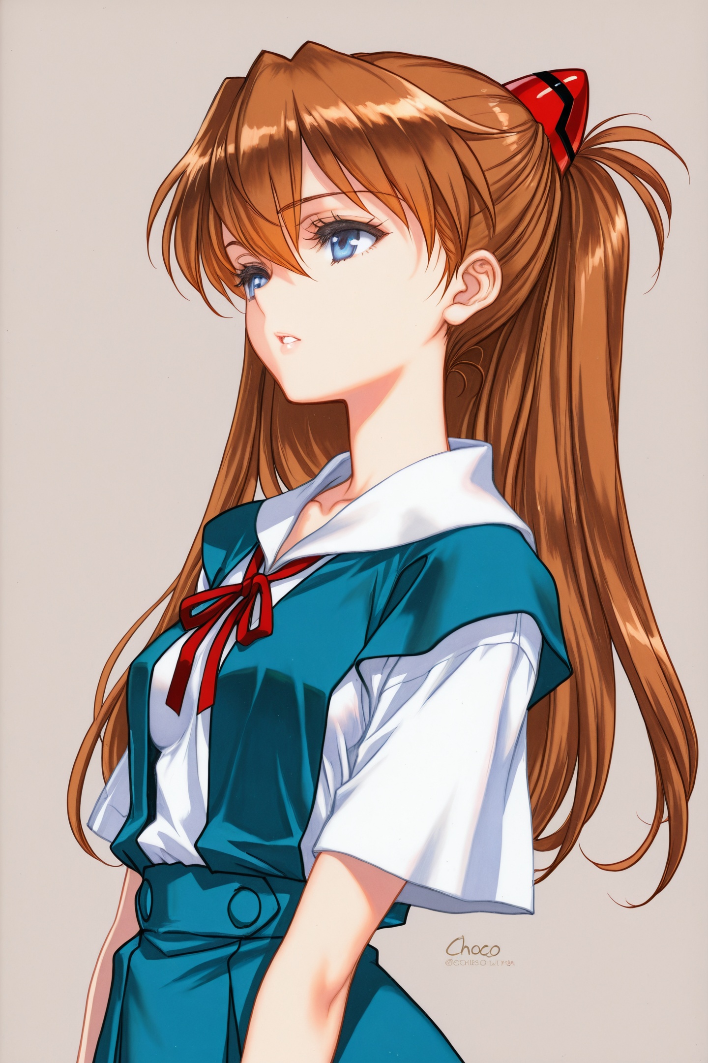 CHOCO Style,  1girl,  souryuu asuka langley on Tensor.Art