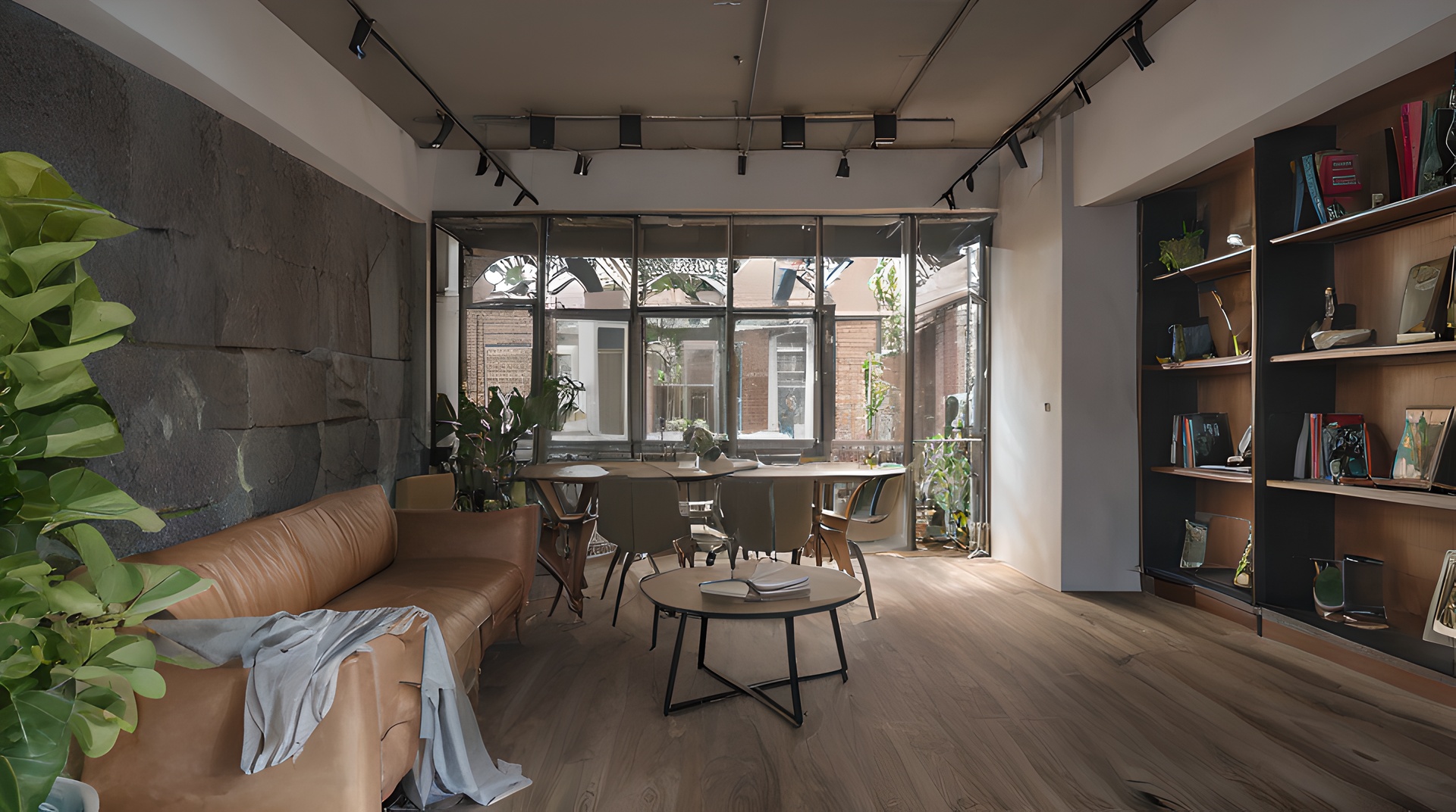 <lora:gongyefeng XL1.0-000008:1>,gongyefeng,, no humans,window,table,couch,indoors,chair,wooden floor,vase,cup,lamp,potted plant,book,flower,shelf,plant,masterpiece,8K,reality,day,incredibly absurdres,huge filesize,