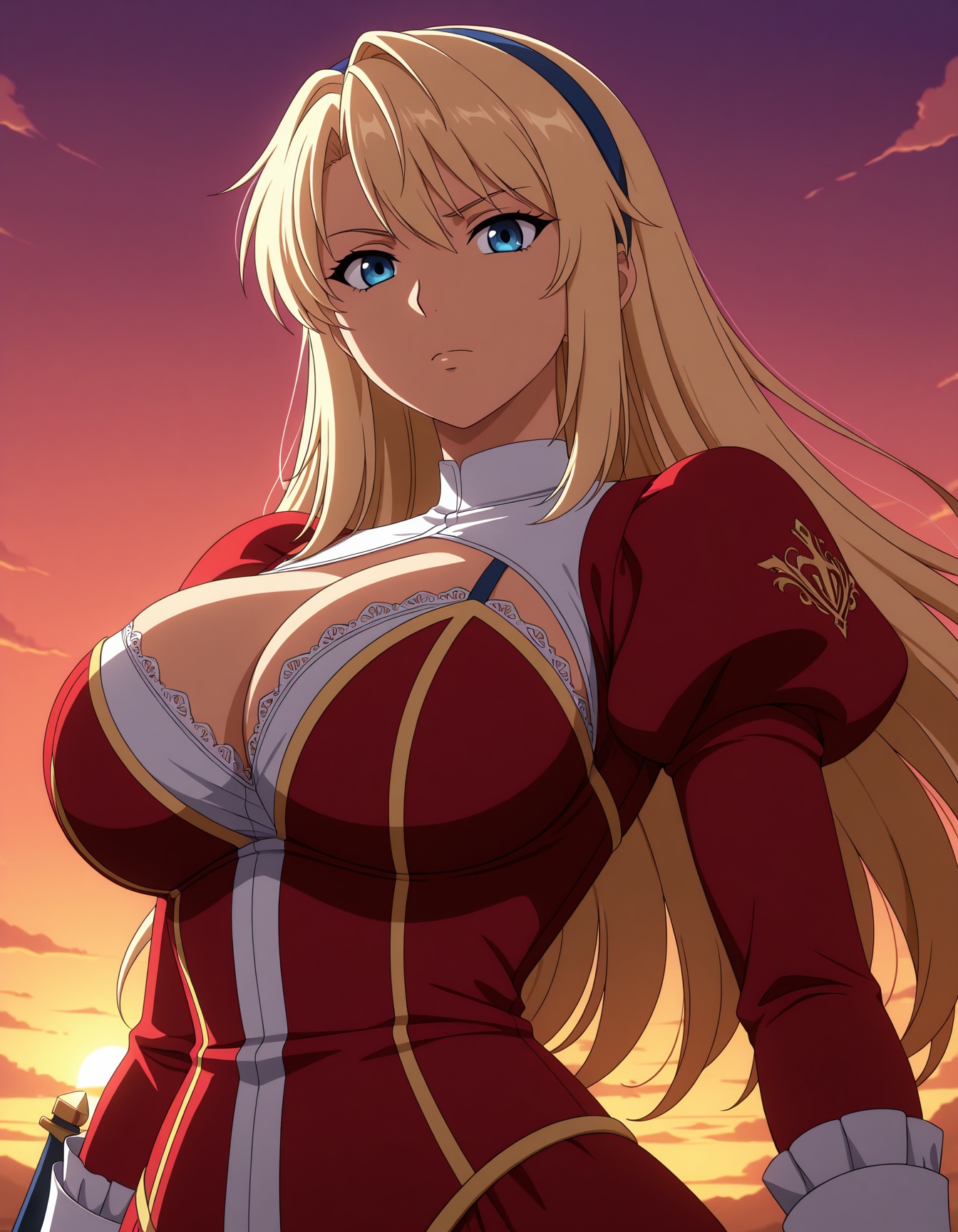 1girl,  upper body,  huge breasts on Tensor.Art