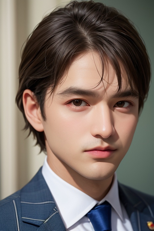 1man,portrait,suit,