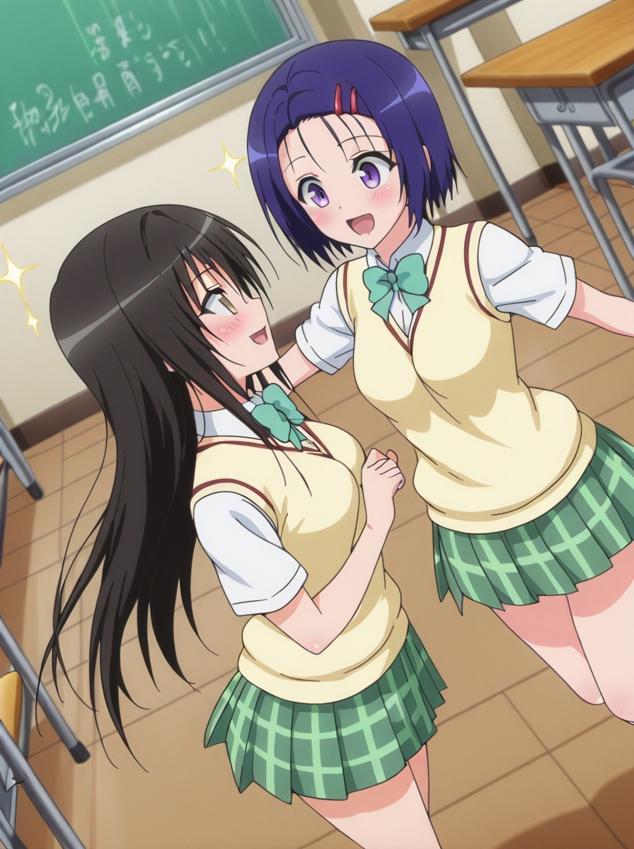 tlodark,  2girls,  haruna on Tensor.Art