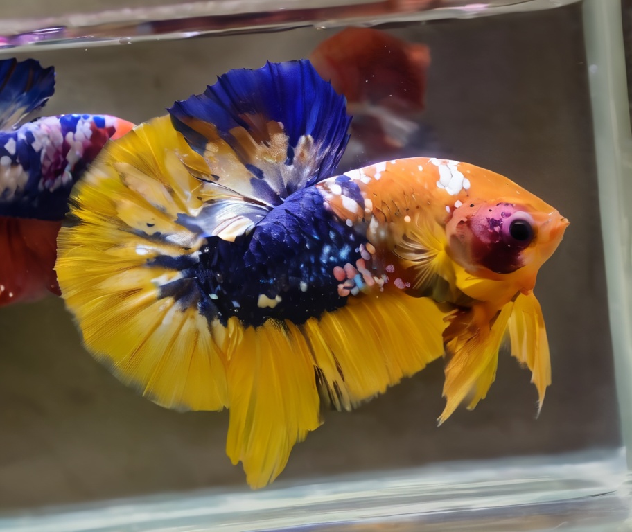 betta hmpk,  realistic,  animal focus on Tensor.Art