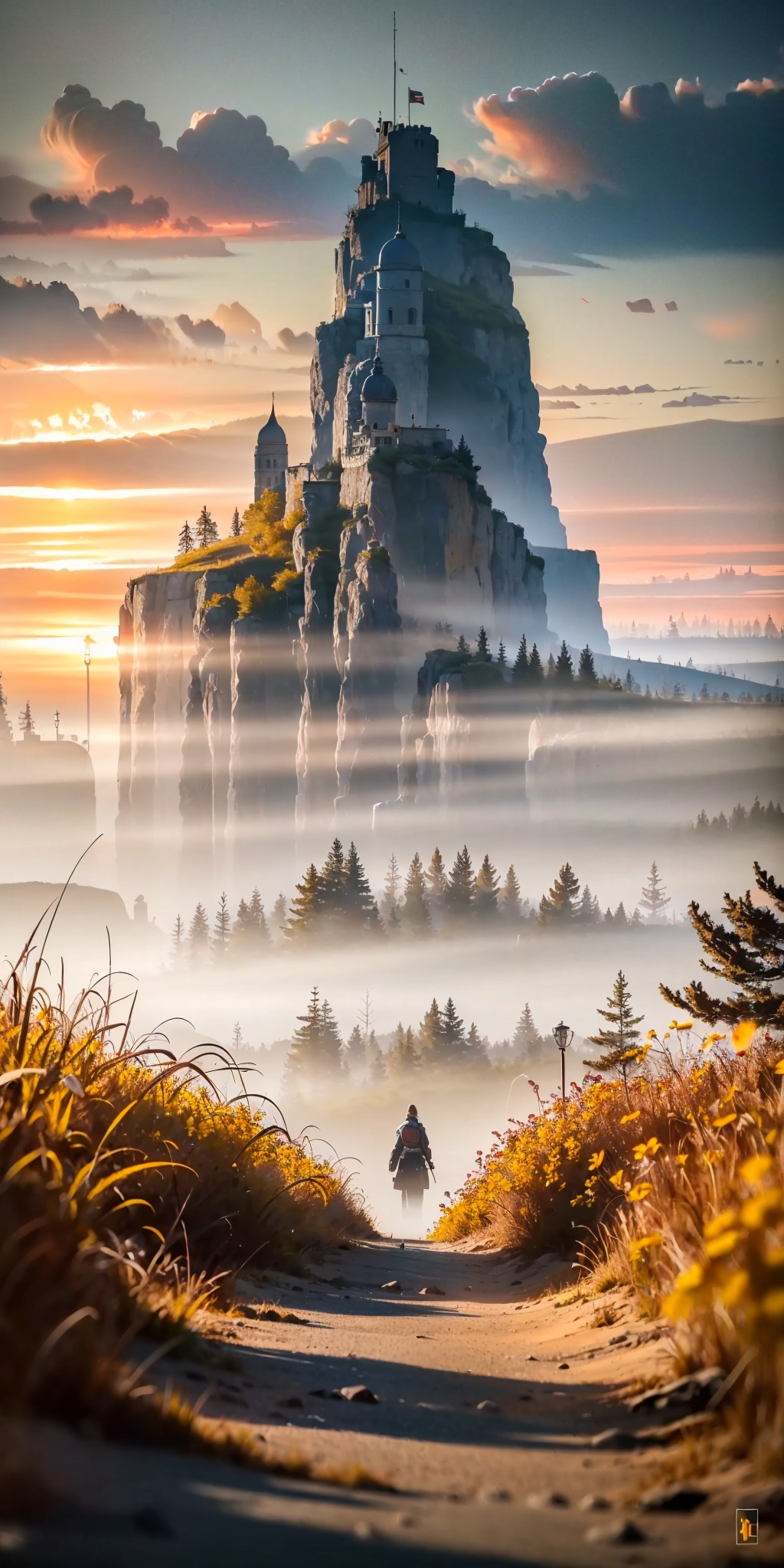 Beautiful outdoor,  outdoors,  Shadowland on Tensor.Art