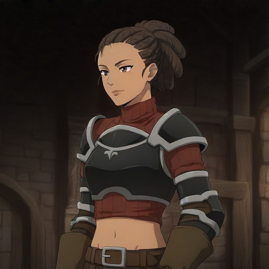SuzanneMT,  brown hair,  dreadlocks on Tensor.Art