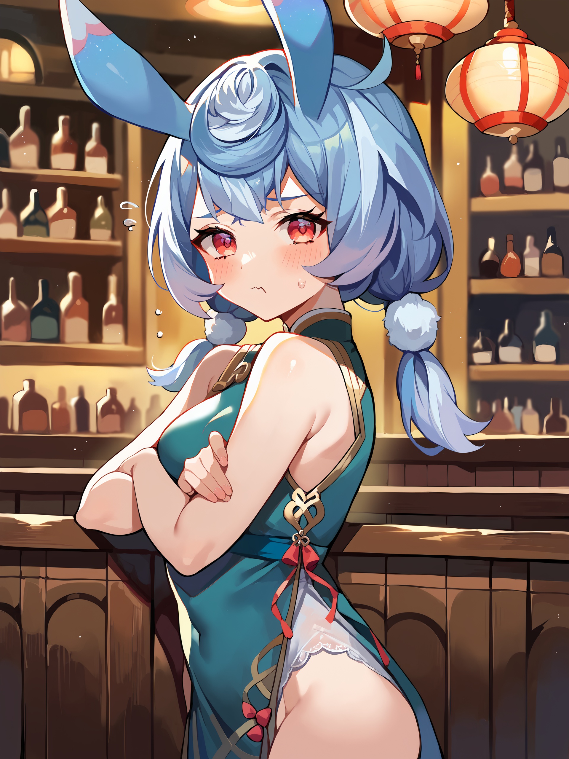 1girl,  sigewinne \(genshin impact\),  solo on Tensor.Art