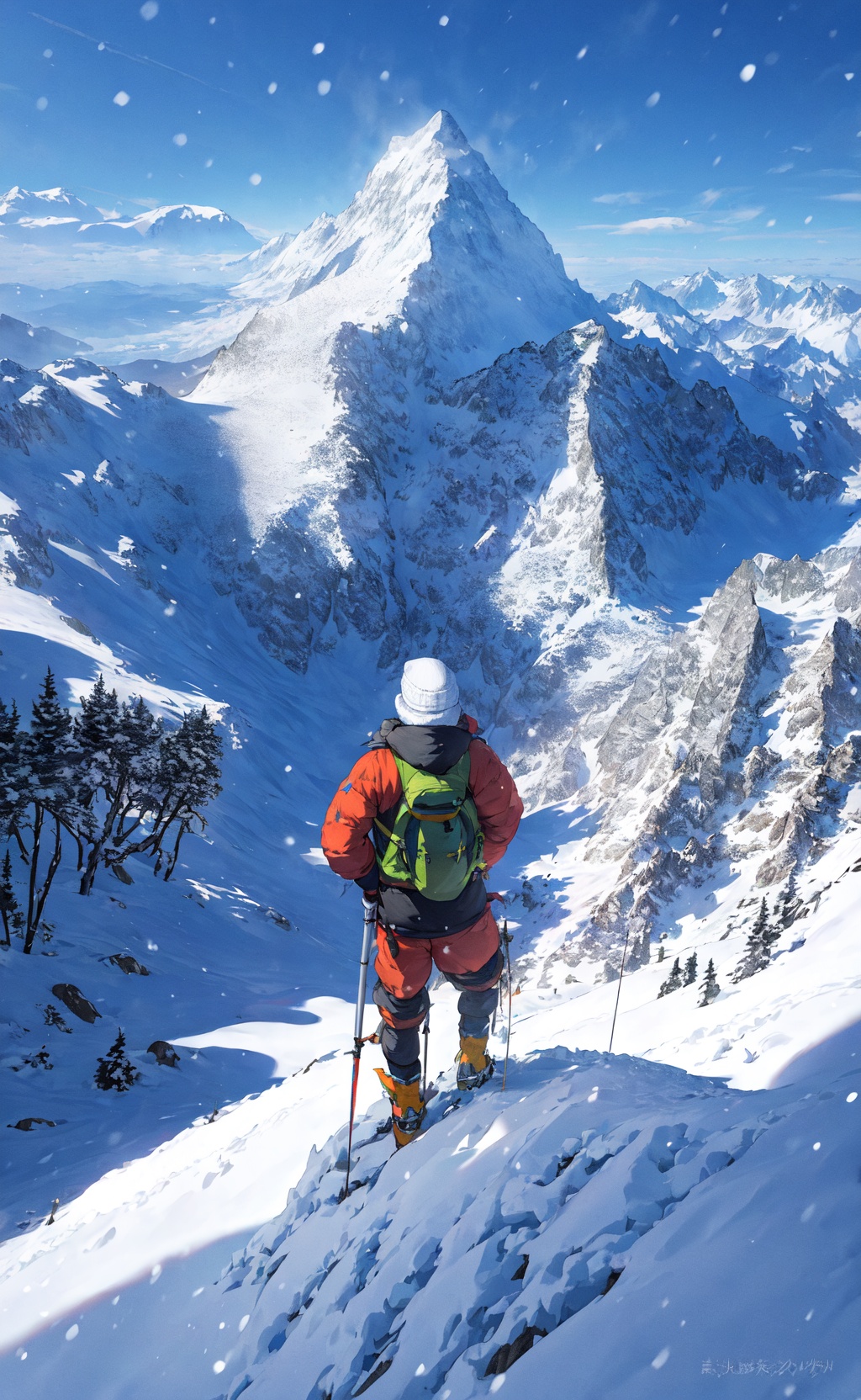 masterpiece,  best quality,  mountain climber on Tensor.Art