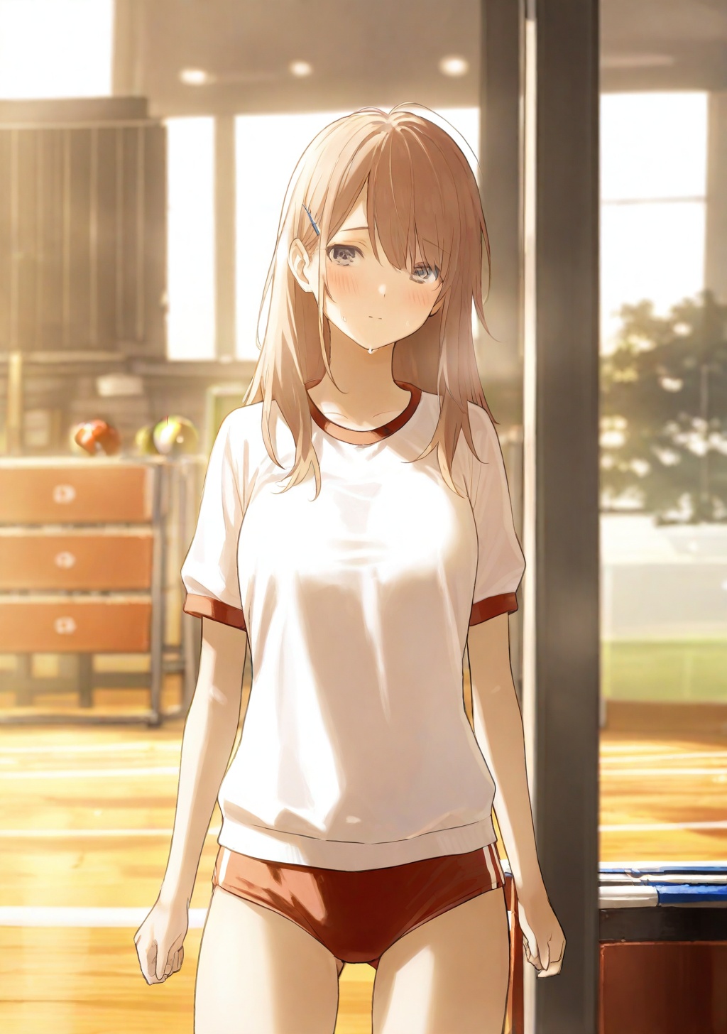 1girl,  gym uniform,  masterpiece on Tensor.Art