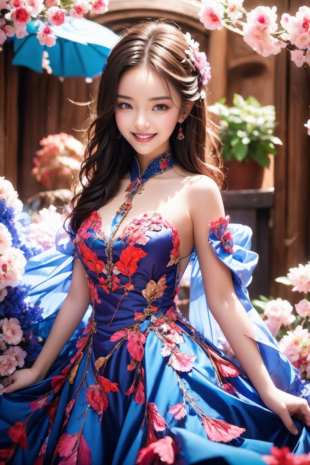 18 y.o girl,smile,dress,<lora:Again_Style:1>,<lora:Again_Girl_A12:1>