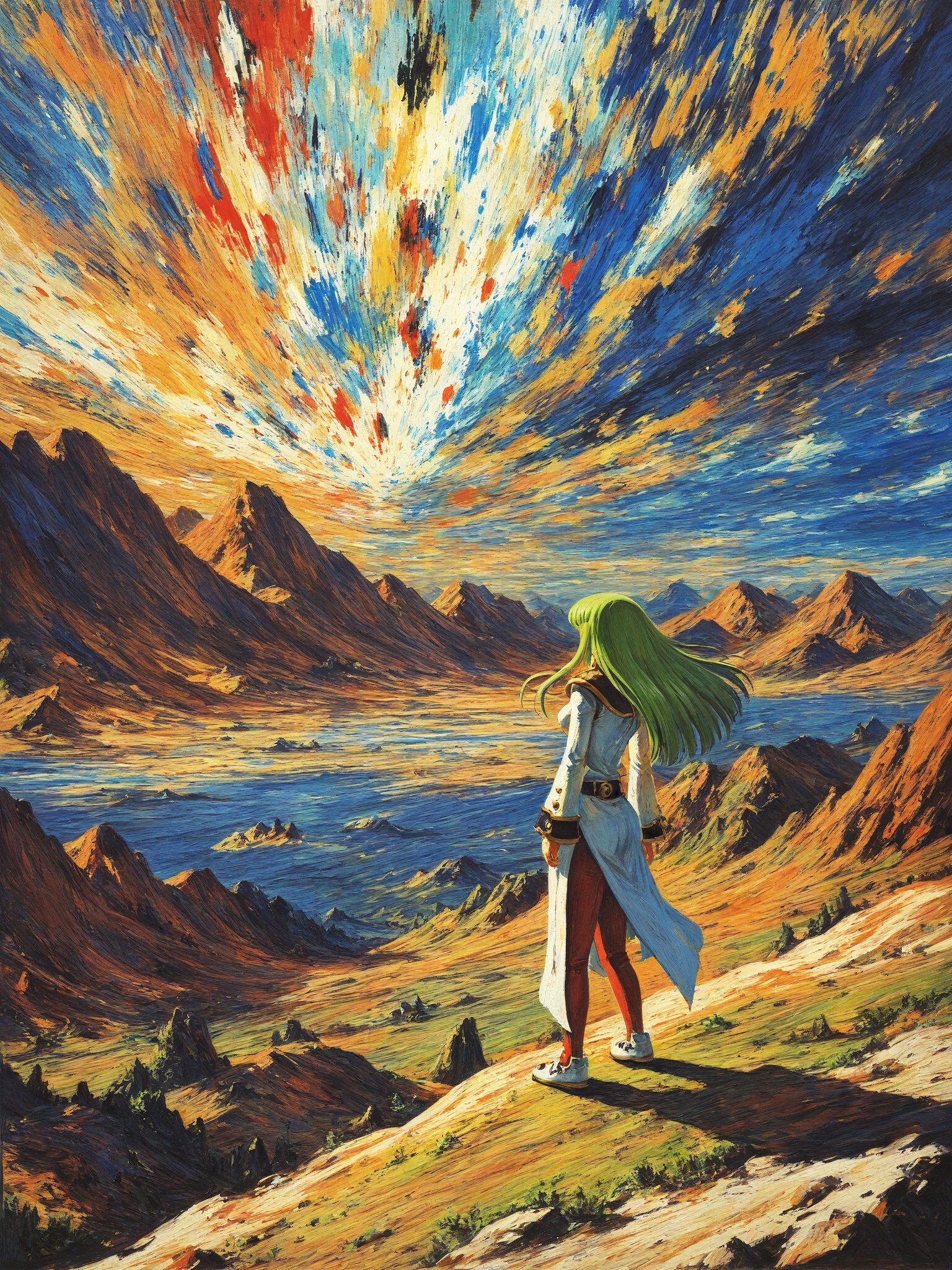 (((painterly))),  (((traditional media))),  (((film grain))) on Tensor.Art
