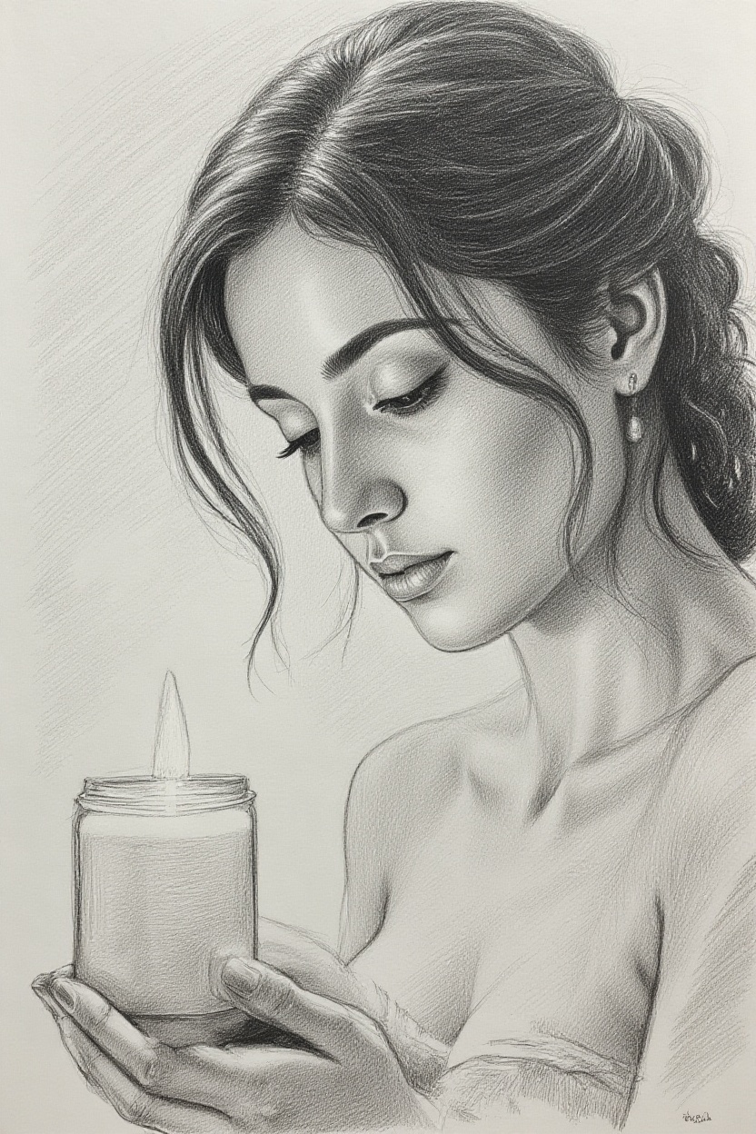 pencil drawing,  graphite pencil drawing,  Cinematic style on Tensor.Art