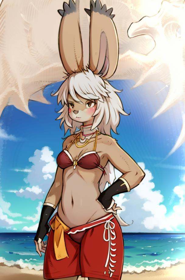VieraCzar,  (viera,  dark skin on Tensor.Art
