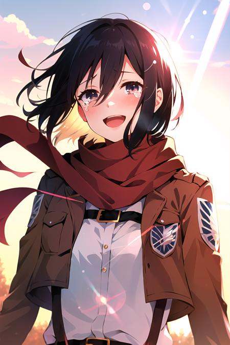 mikasa ackerman,  shingeki no kyojin,  1girl on Tensor.Art