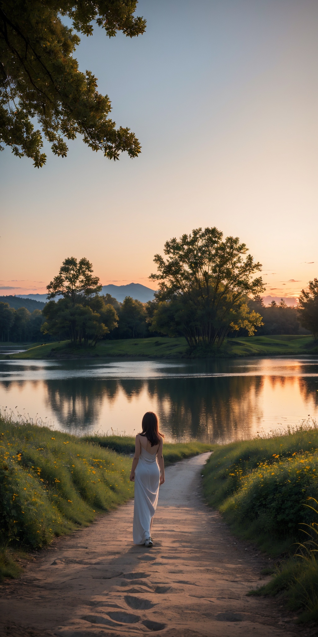 Beautiful outdoor,  1girl,  edge quality on Tensor.Art
