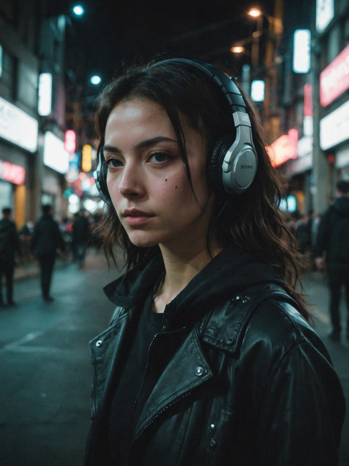 cinematic film still,  photo of a girl,  cyberpunk on Tensor.Art