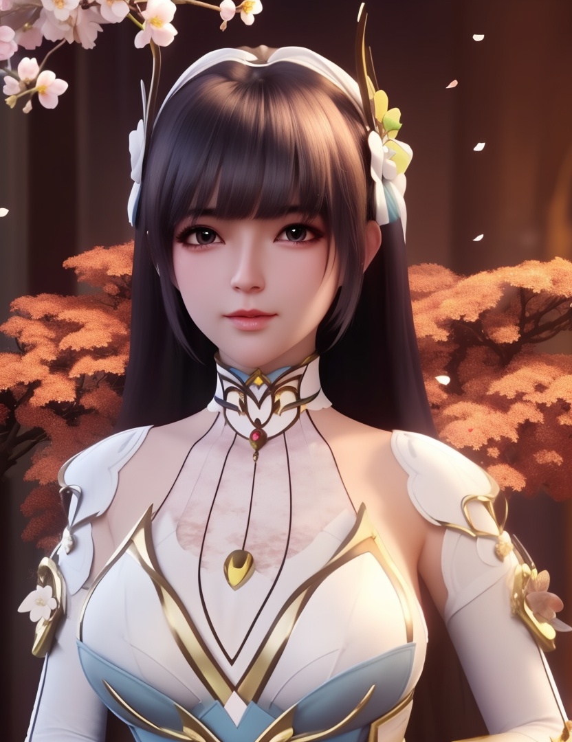 <lora:515-DA-神印王座-枫玲儿:0.8>(,1girl, ,best quality, ),looking at viewer,  ,ultra detailed 8k cg,ultra detailed background,ultra realistic 8k cg, ,masterpiece, (( , )),, ,science fiction,mole, ultra realistic 8k cg, ,    ,(,cherry blossoms, autumn leaves,perfect cherry blossom,   ), (cleavage),