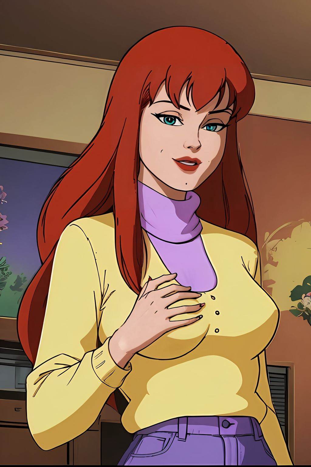 absurdres,  mary jane watson,  upper body on Tensor.Art