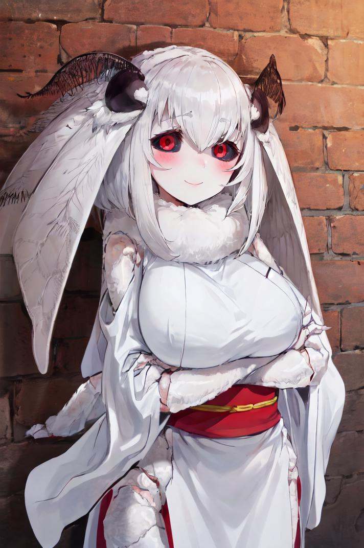 mashiro,  white hair,  medium hair on Tensor.Art