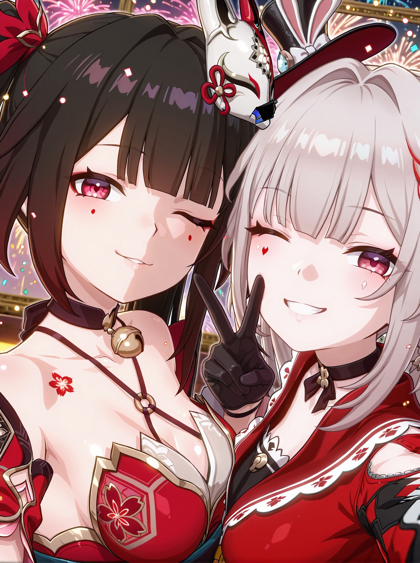 hstra,  2girls,  hibana on Tensor.Art