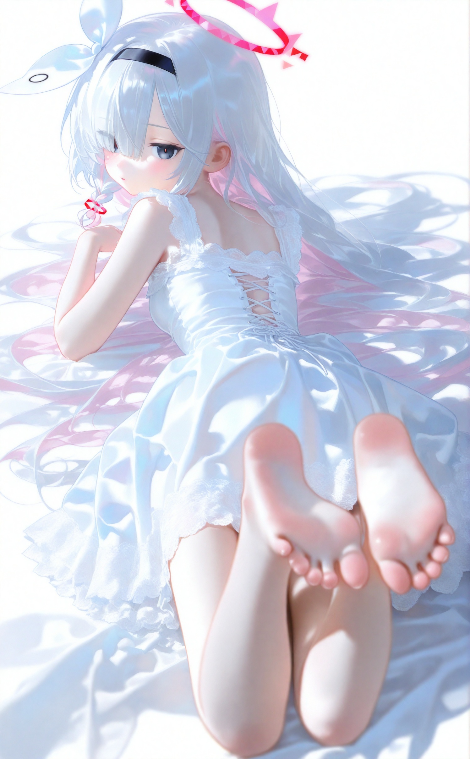 nyalia,  1girl,  barefoot on Tensor.Art