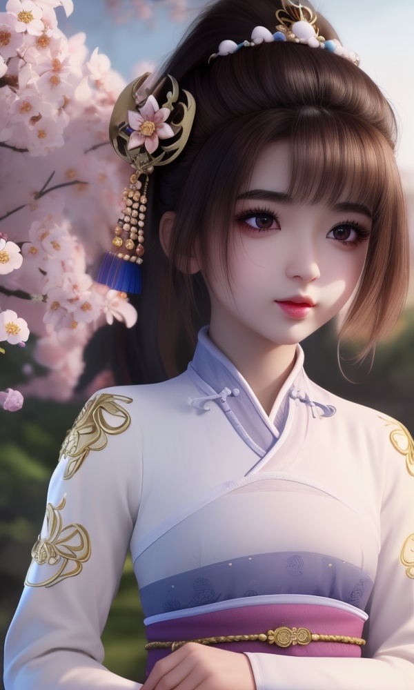 (,1girl, ,best quality, ),looking at viewer, <lora:389-DA-永生-虚月儿:0.8> ,ultra detailed background,ultra detailed background,ultra realistic 8k cg,, ,masterpiece, (( , )),, ,tamari \(flawless\),  ,   cure blossom,  ,,  (()), (), ,, 1girl, solo, , lips,chinese_clothes, ,  female child, 