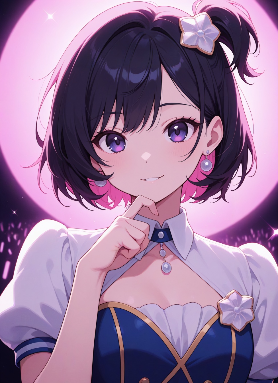 1girl,  one side up,  short hair on Tensor.Art