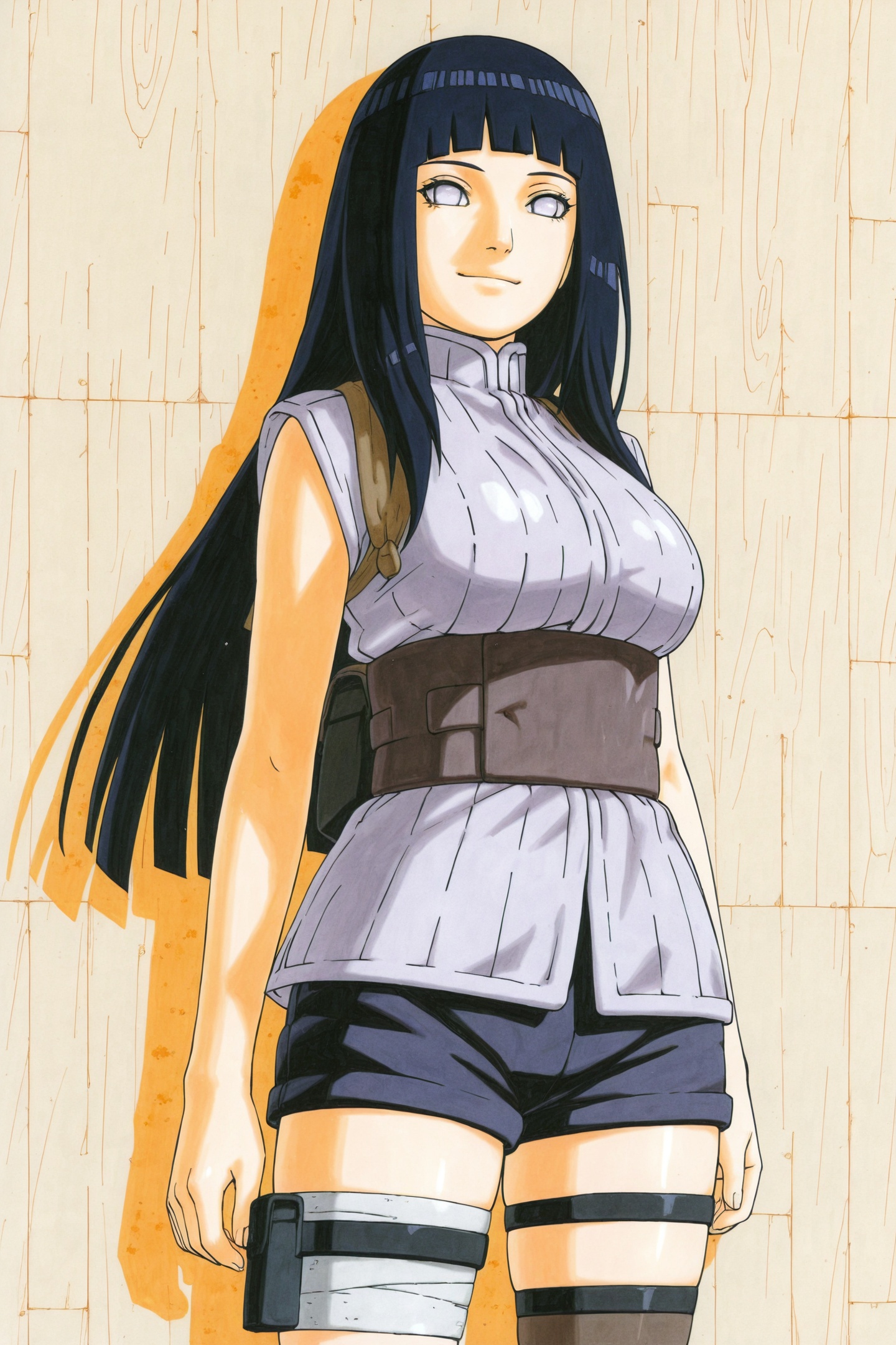 Kishimoto Masashi Style,  traditional media,  1girl on Tensor.Art